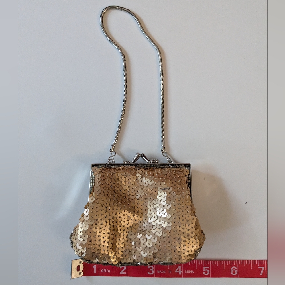 The Limited Gold Clutch with Wristlet - Picture 2 of 3
